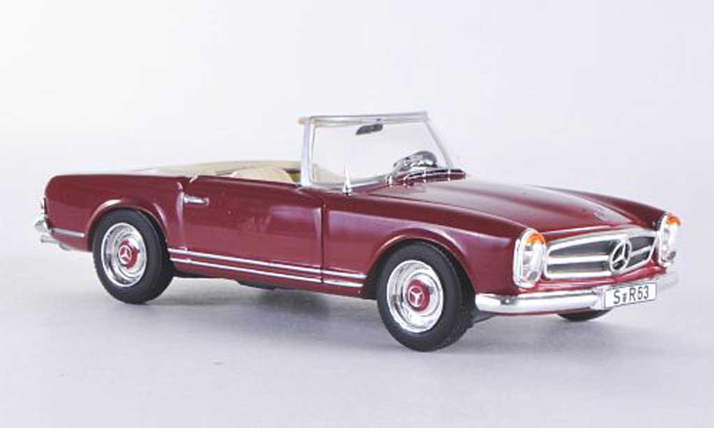 Mercedes 230 SL 1/43 WhiteBox SL (W113) red 1963 diecast model cars