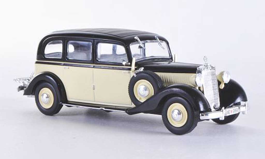 Mercedes 260 D 1/43 WhiteBox D (W138) beige/black 1936 diecast model cars