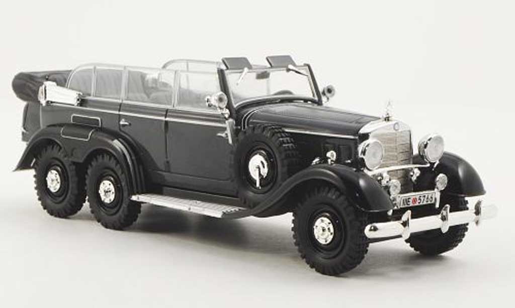 Mercedes G4 1/43 WhiteBox (W31) grey/black 1938 diecast model cars