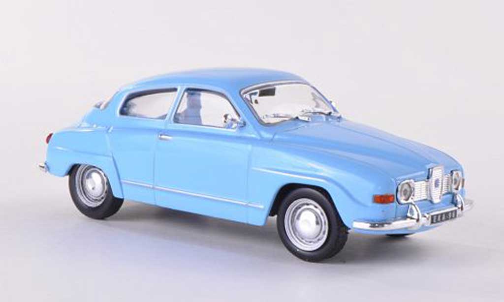 Saab 96 1/43 WhiteBox blue diecast model cars