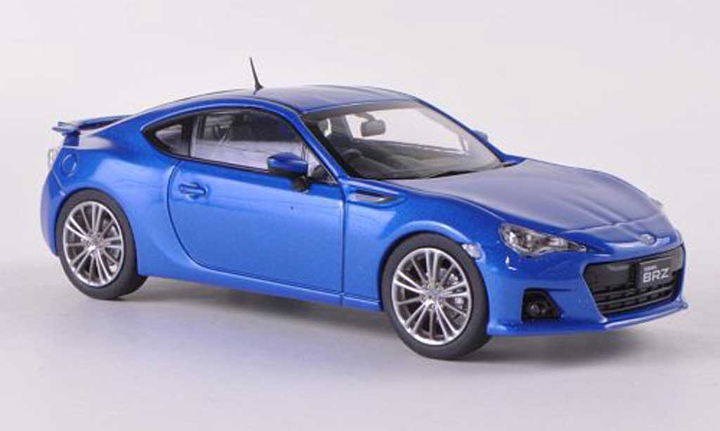 Subaru BRZ 1/43 Ebbro blue RHD Tokyo Motor Show 2011 diecast model cars