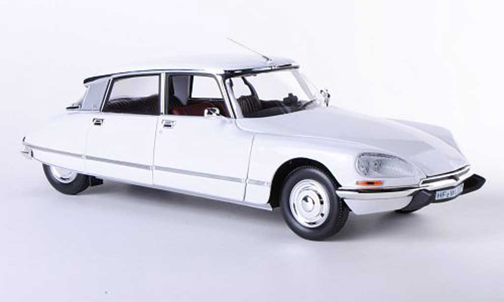 Citroen DS 23 1/18 Norev 23 Pallas white 1972 diecast model cars
