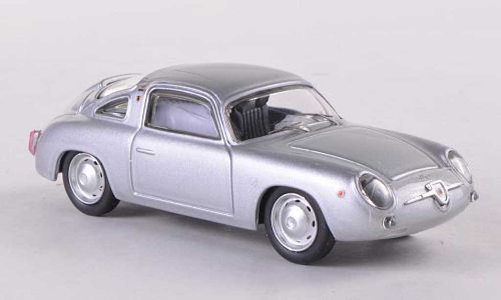 Fiat 750 1/43 Best Abarth Zagato greygrey 1958 diecast model cars