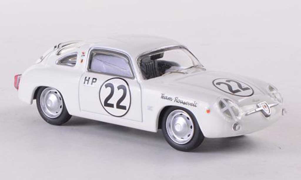 Fiat 750 1/43 Best Abarth Zagato No.22 Team Roosevelt Sebring 1960 diecast model cars