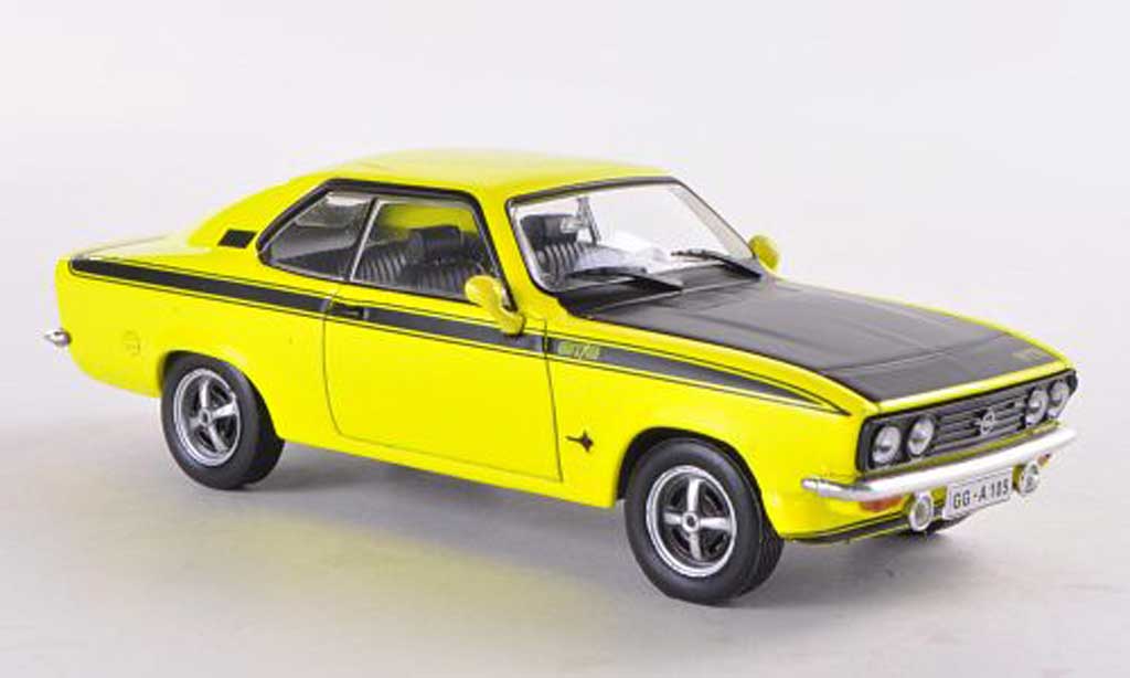 Opel Manta A 1/43 WhiteBox A GT/E yellow/black diecast model cars