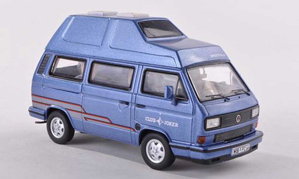 Volkswagen T3 1/43 Premium ClassiXXs Westfalia Clubjoker blue diecast model cars