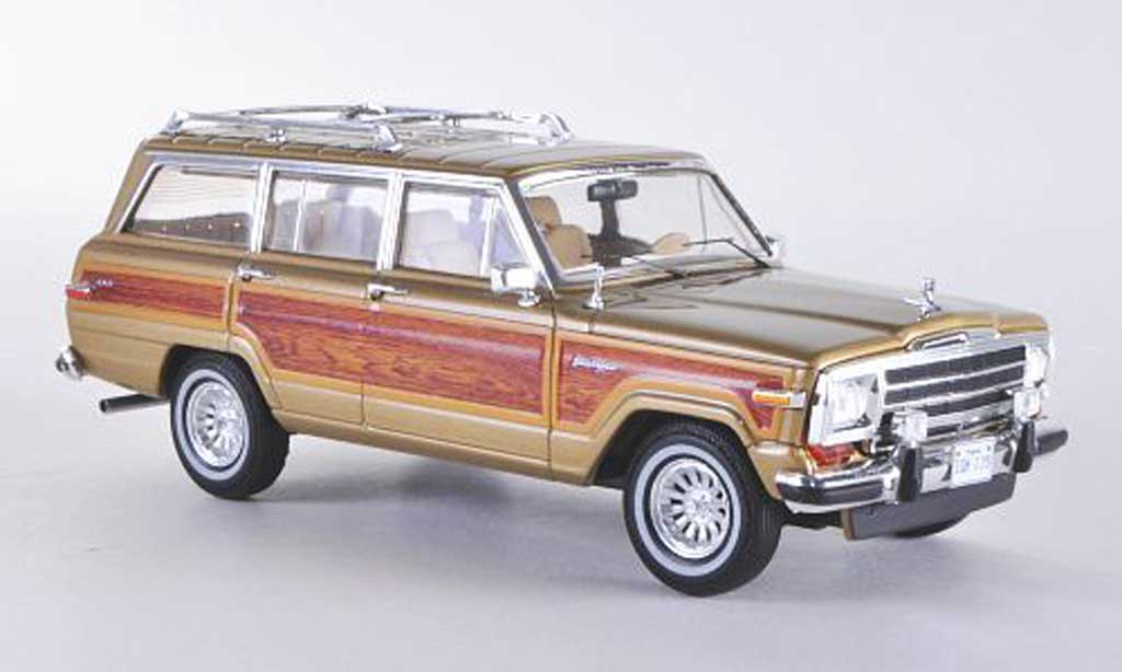 Jeep Wagoneer 1/43 Premium X gold/Holzeffekt Sondermodell limitierte Auflage 500 Stuck 1989 diecast model cars