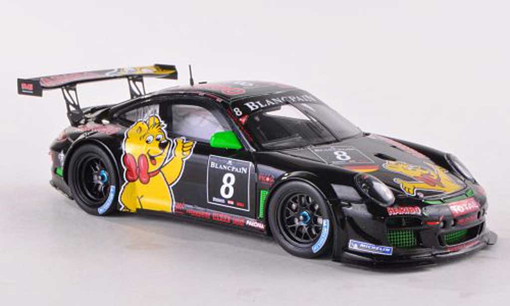 Porsche 997 GT3 1/43 Spark GT3 R 2012 No.8 Haribo Bale Motorsport 24h Spa U.Alzen/M.Stursberg/H.G.Riegel/C.Menzel diecast model cars