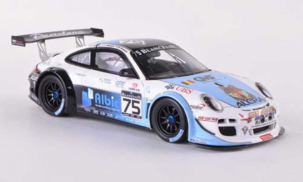 Porsche 997 GT3 1/43 Spark GT3 R 2012 No.75 Alcra Flash 24h Spa M.Hennerici/X.Maassen/M.Goossens diecast model cars