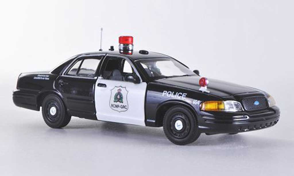 Ford Crown 1/43 First Response Victoria RCMP - Royal Canadian Mounted Police black/white Police (CAN) diecast model cars