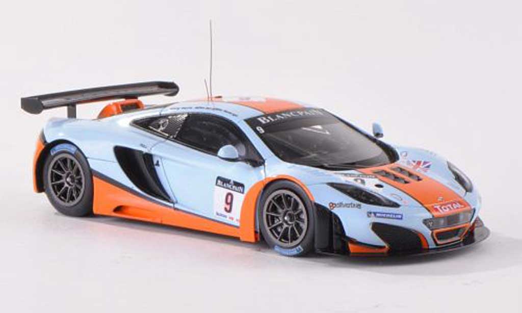 McLaren MP4-12C 1/43 TrueScale Miniatures GT3 No.9 Gulf Racing 24h Spa 2012 R.Bell/A.Meyrick/M.Wainwright diecast model cars