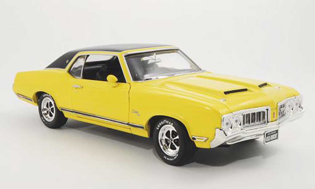 Oldsmobile Cutlass 1/18 Ertl SX yellow/black 1970 diecast model cars