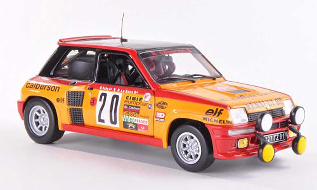 Renault 5 Turbo 1/18 Universal Hobbies Turbo No.20 Calberson Rally Monte Carlo 1981 diecast model cars