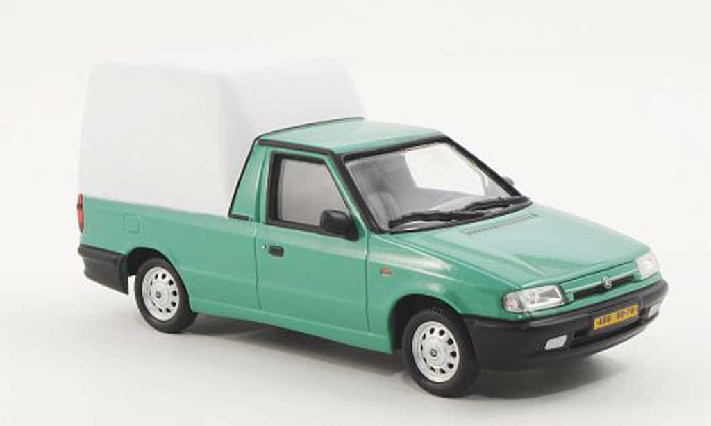 Skoda Felicia 1/43 Abrex Pick-Up grun/white 1996 diecast model cars