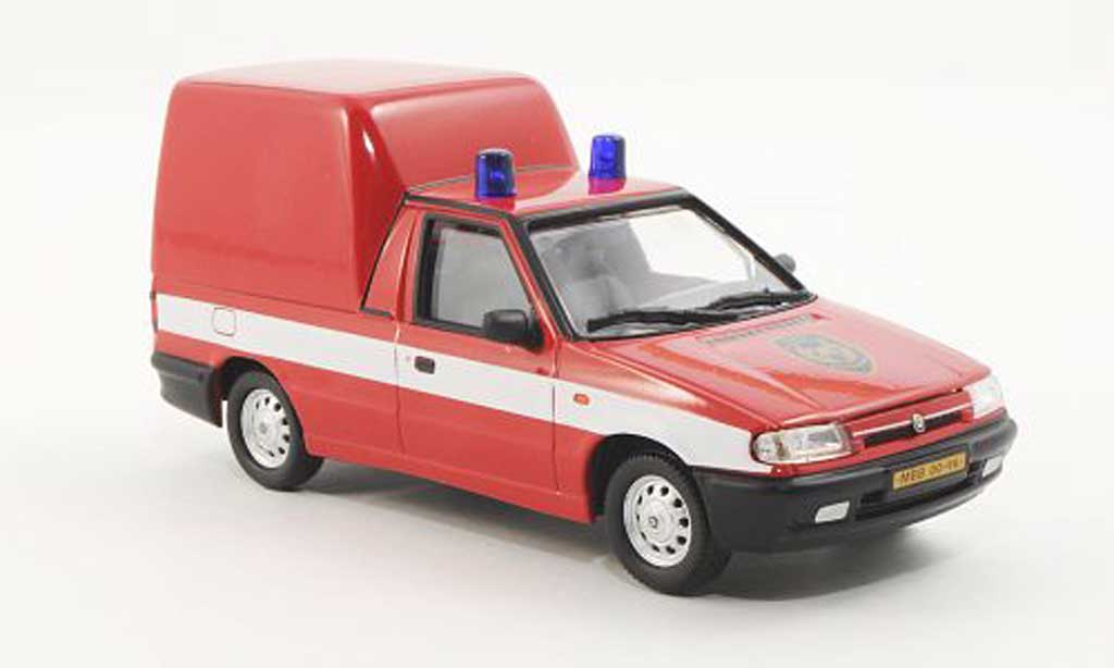 Skoda Felicia 1/43 Abrex Pick-Up Fire brigade 1996 diecast model cars