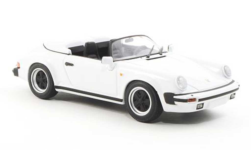 Porsche 930 Speedster 1/43 Minichamps Speedster Carrera white 1989 diecast model cars