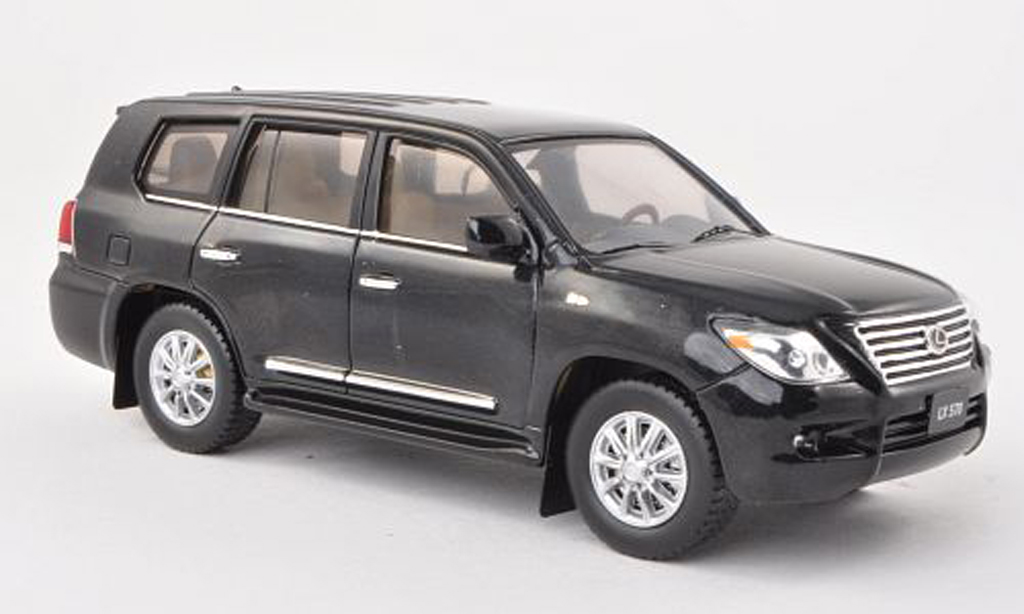 Lexus LX 570 1/43 IXO 570 black 2010 diecast model cars