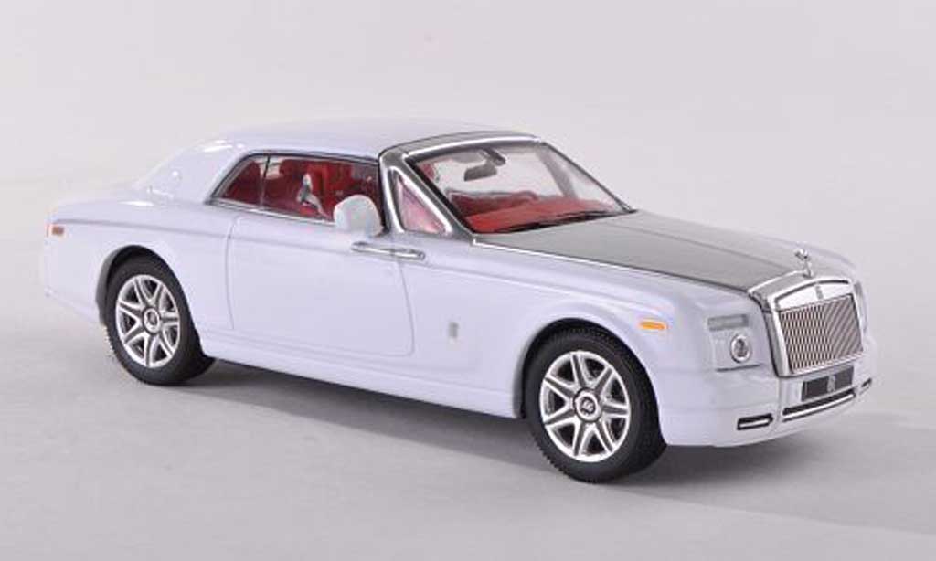 Rolls Royce Phantom 2008 1/43 IXO 2008 Coupe white/grey diecast model cars