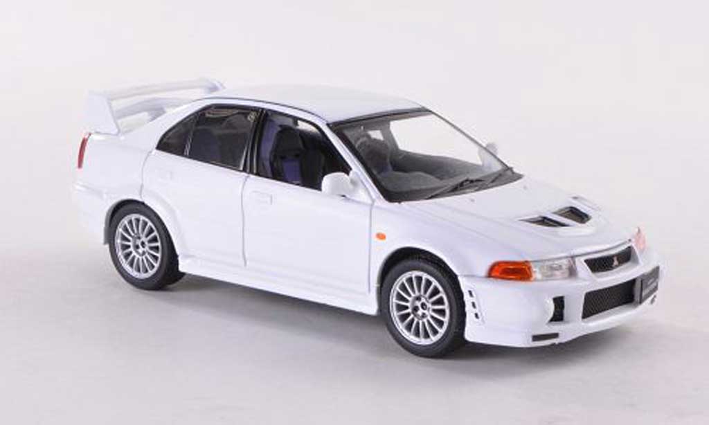 Mitsubishi Lancer Evolution VI 1/43 IXO Evolution VI white 1999 diecast model cars