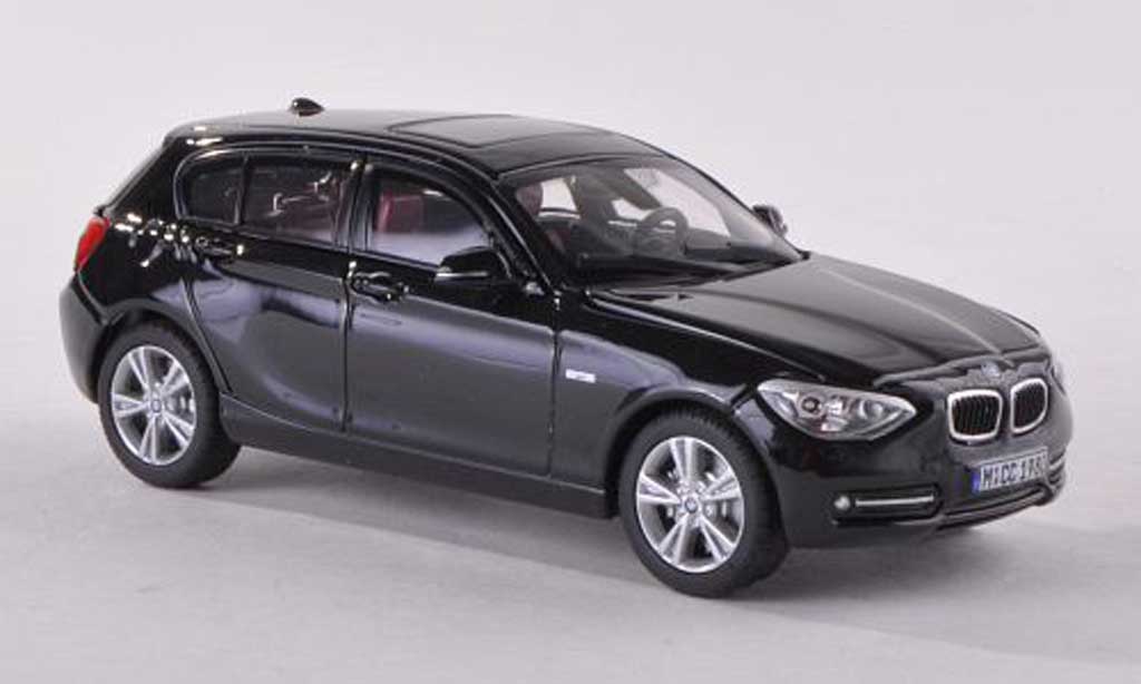 Bmw 118 F20 1/18 Paragon F20 i black diecast model cars