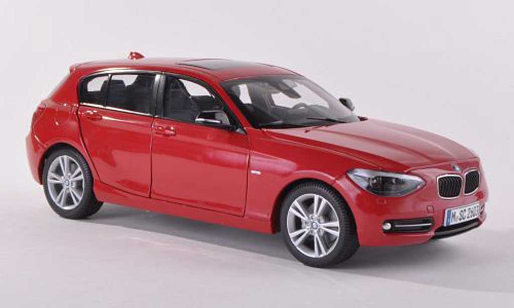 Bmw 120 F20 1/18 Paragon F20 d black-red diecast model cars