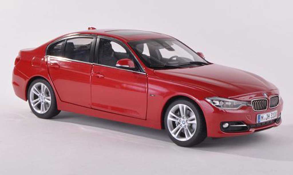 Bmw 330 F30 1/43 Paragon F30 black-red diecast model cars
