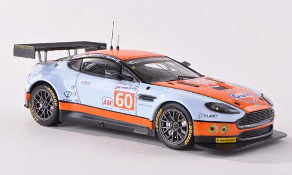 Aston Martin V8 Vantage 1/43 IXO Vantage No.60 Gulf Racing 24h Le Mans 2011 F.Giroix/M.Wainwright/R.Goethe diecast model cars