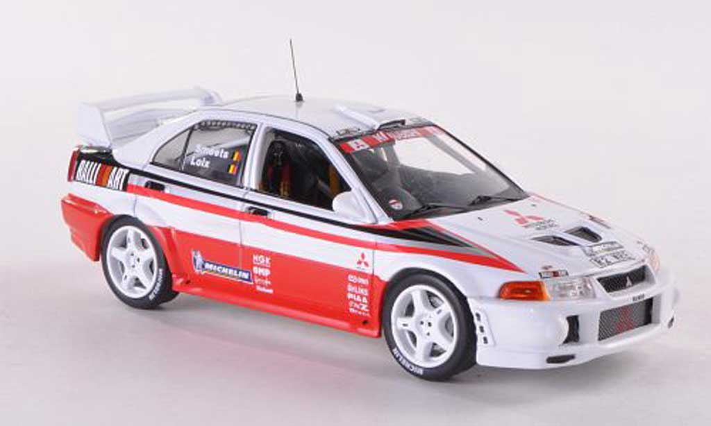 Mitsubishi Lancer Evolution VI 1/43 IXO Evolution VI Ralliart Loix/Smeets Testversion 1999 diecast model cars