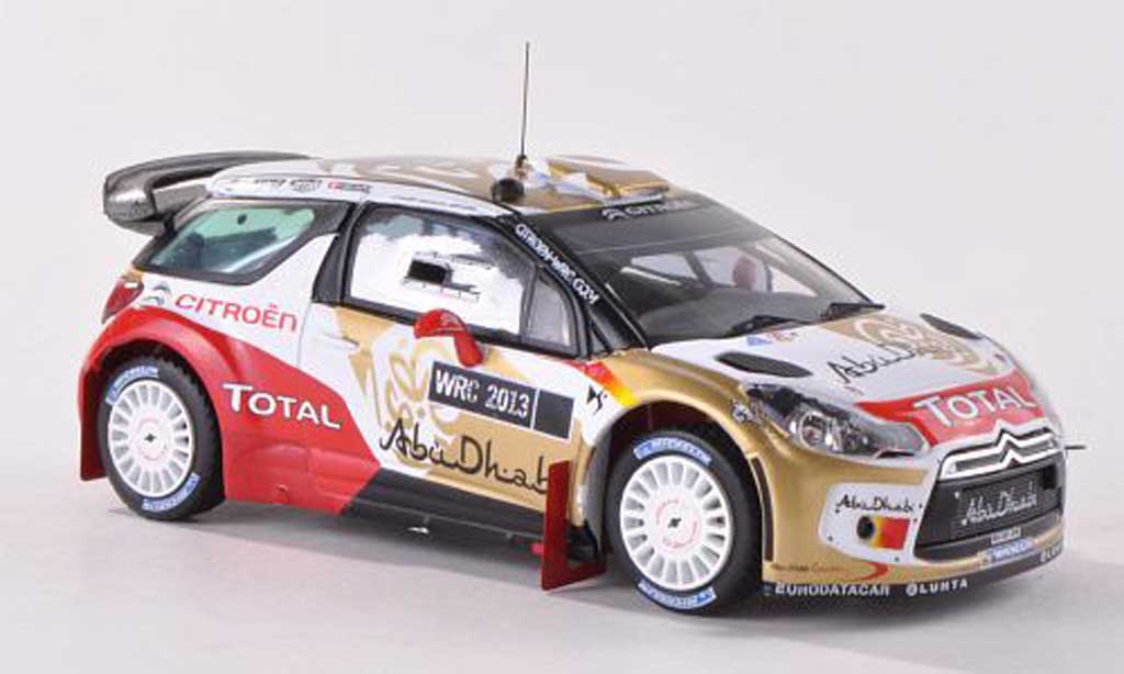 DS Automobiles DS3 WRC 2013 1/43 IXO WRC 2013 Abu Dhabi World Rally Team Presentationsfahrzeug diecast model cars