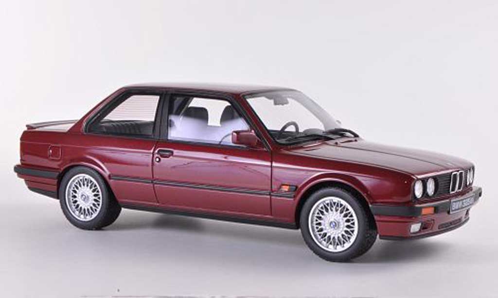Bmw 325 E30 1/18 Ottomobile E30 is (E30) red 1990 diecast model cars