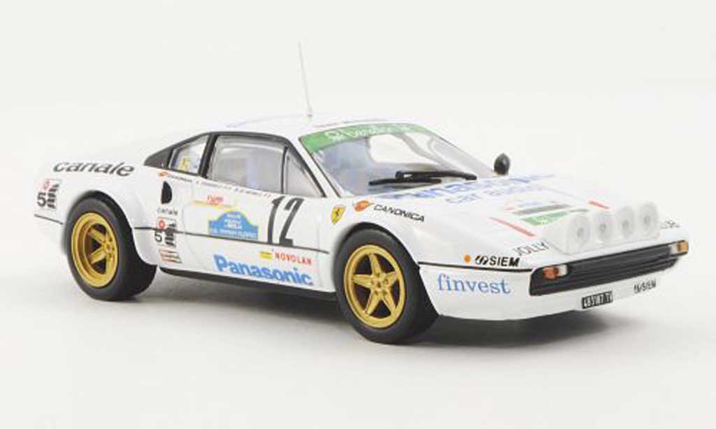 Ferrari 308 GTB 1/43 Ferrari Racing Collection GTB No.12 Team Michelotto A.Tognana / M.De Antoni Targa Florio 1982 diecast model cars