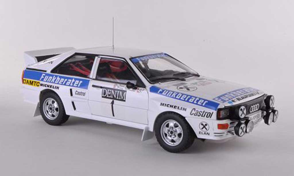 Audi Quattro 1/18 Sun Star A2 No.1 Funkberater Janner Rally 1984 Wittmann/Nestinger diecast model cars