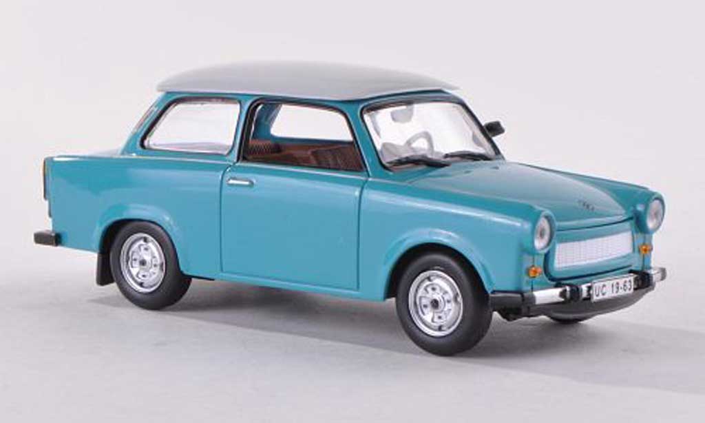 Trabant 601 1/43 IST Models blue/white diecast model cars