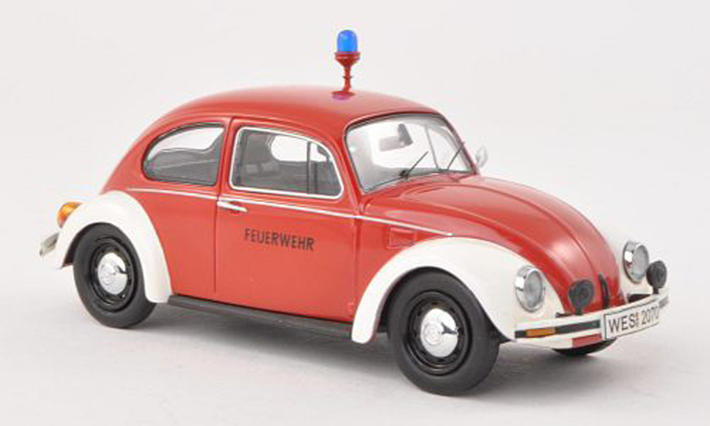 Volkswagen Kafer 1/43 Schuco 1200 pompiers diecast model cars