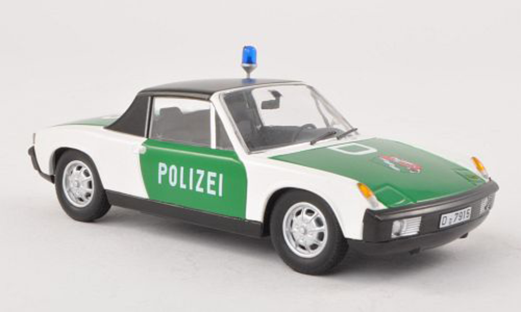 Porsche 914 1/43 Schuco police NRW diecast model cars