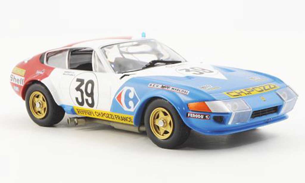 Ferrari 365 GTB/4 1/43 Ferrari Racing Collection GTB/4 Competizione 24h Le Mans J.C.Andruet / C.Ballot-Lena 1972 diecast model cars