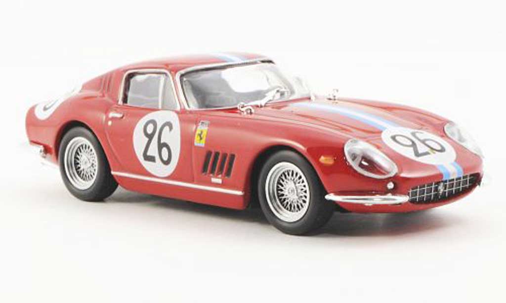 Ferrari 275 1966 1/43 Ferrari Racing Collection 1966 GTB/4 Competizione 24h Le Mans G.Biscaldi / M. Bourbon-Parme diecast model cars