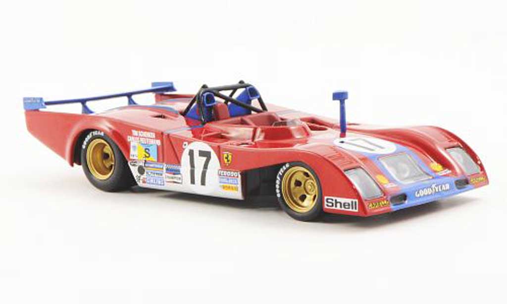 Ferrari 312 P 1/43 Ferrari Racing Collection P 24h Le Mans C.Reutemann / T.Schenken 1973 diecast model cars