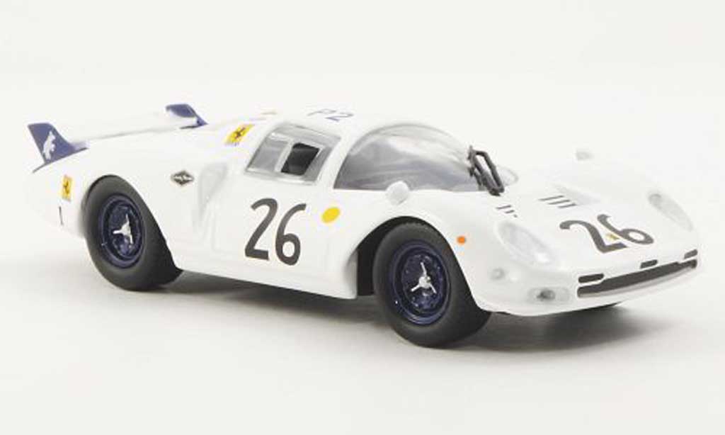 Ferrari 365 P2 1/43 Ferrari Racing Collection P2 Elefante Bianco 24h Le Mans C.Parsons / R.Rodriguez 1967 diecast model cars