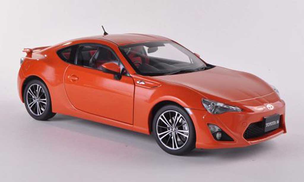 Toyota 86 2012 1/18 Autoart 2012 Limited (Asian Version/RHD) orange diecast model cars