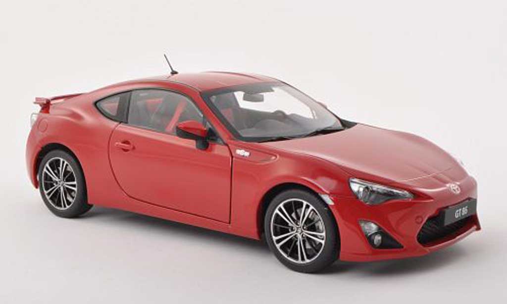 Toyota 86 2012 1/18 Autoart 2012 GT (Europa Version/LHD) black-red diecast model cars