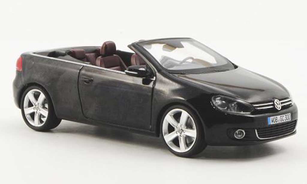 Volkswagen Golf VI 1/43 Schuco VI Convertible black 2011 diecast model cars