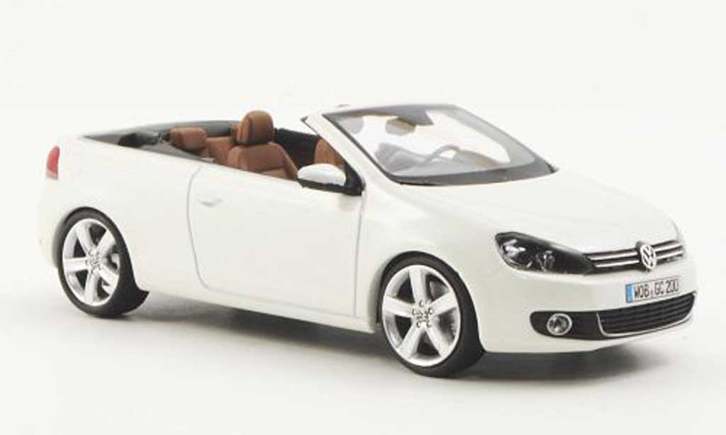 Volkswagen Golf VI 1/43 Schuco VI Convertible white 2011 diecast model cars