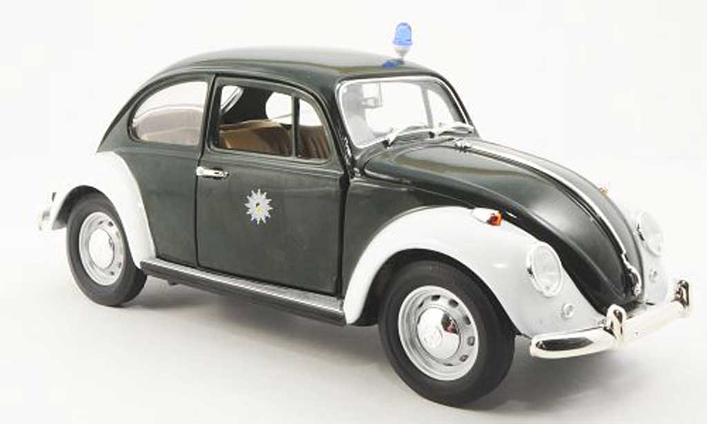 Volkswagen Kafer 1/18 Yat Ming Police Stuttgart grun/white diecast model cars