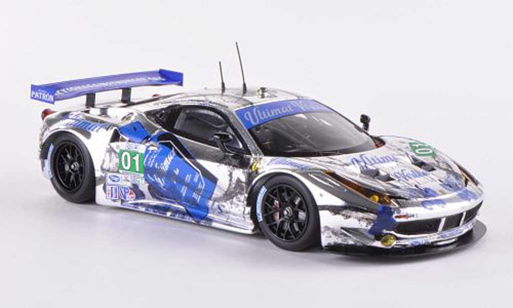 Ferrari 458 Italia GT2 1/43 Fujimi Italia GT2 No.01 Extreme Motorsports Ultimat VodkaPetit Le Mans 2012 diecast model cars