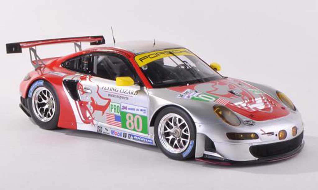 Porsche 997 GT3 RSR 1/43 Spark GT3 RSR 2012 No.80 vol Lizard Motorsports 24h Le Mans J.Bergmeister/M.Hozler/P.Long diecast model cars