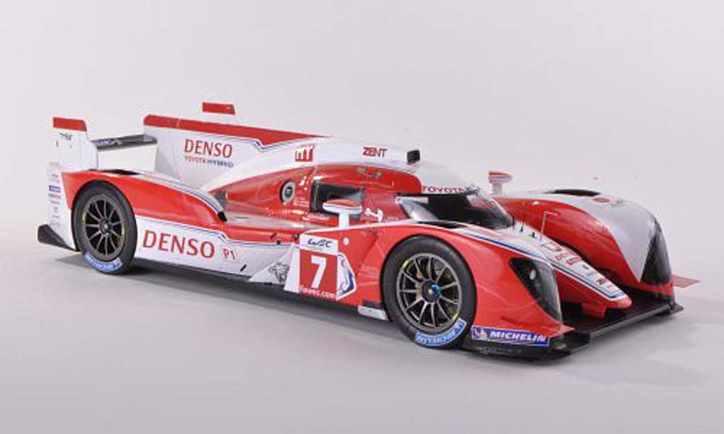 Toyota TS030 1/43 Spark hybride No.7 Dense presentation Spa 2012 diecast model cars