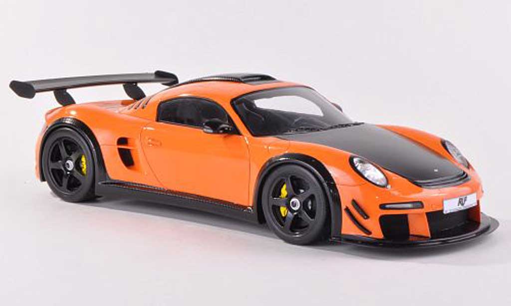 Ruf CTR 3 1/18 Spark 3 Evo orange/carbon 2012 diecast model cars