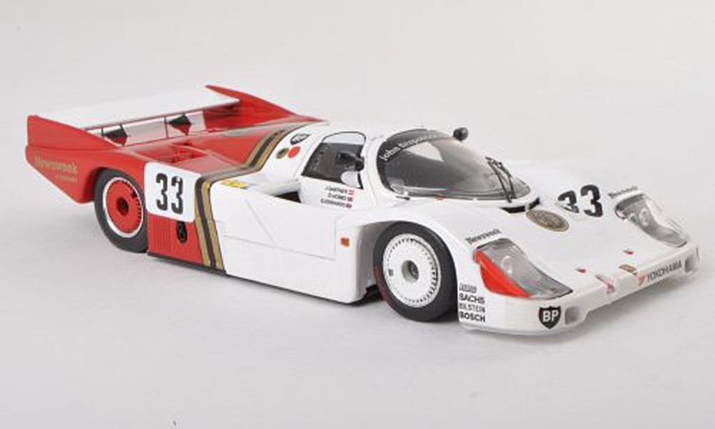 Porsche 956 1985 1/43 Spark 1985 No.33 American 100's 24h Le Mans J.Gartner/grey.Hobbs/G.Edwards diecast model cars