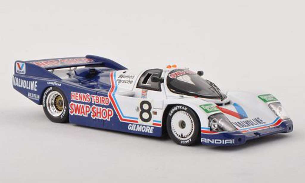 Porsche 962 1985 1/43 Spark 1985 No.8 Valvoline 24h Daytona A.J.Foyt/B.Wollek/A.Unser/T.Boutsen diecast model cars